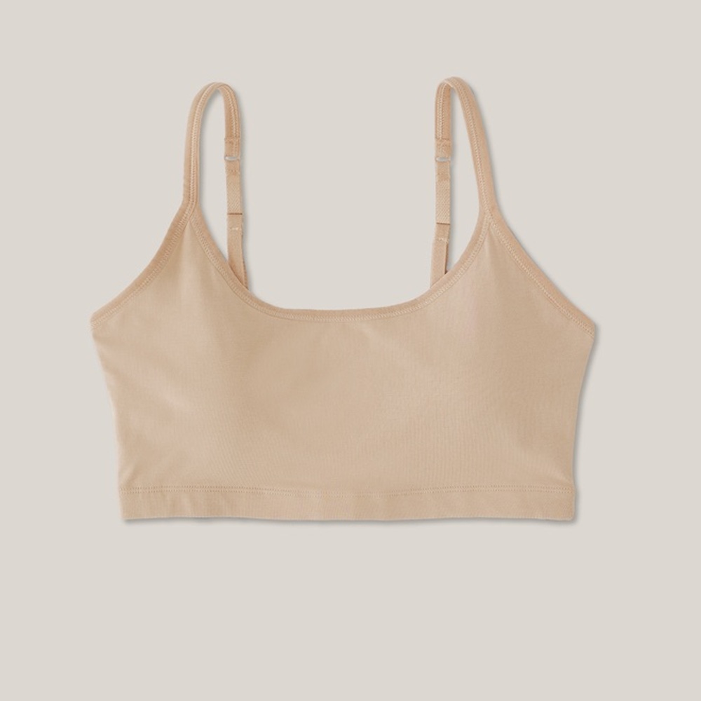 Pact Organic Cotton Everyday Bralette - removable padding and convertible straps